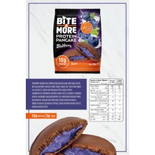 Bite & More Protein Cocoa Pancake  Proteinli Kakao Pankek 50 gr Blueberries