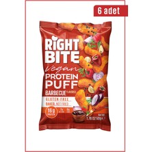 Bite & More Protein Chips  Proteinli Vegan Cips 50 gr x 6 Adet - Barbekü Aromalı