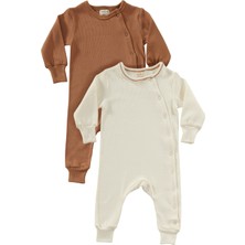 Tiny Lamb Spice 2 Parça Organik Pamuk Bebek Çocuk Tulumu 2'li Takım