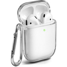 Kzy Apple Air Pods 2. Nesil ile Uyumlu Şeffaf Silikon Kılıf