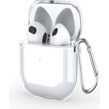 Kılıfmania Apple Air Pods 3. Nesil ile Uyumlu Şeffaf Silikon Kılıf