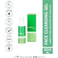 MOREBAC Face Cleansing Gel 200 ml Yüz Yıkama Jeli   Yağlı/karma Ciltler