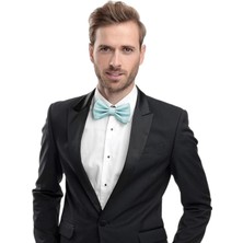 Trenderrs Erkek Düz Renk Saten Papyon