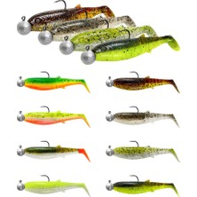 Savage Gear Cannibal Shad 4+4 Adet 8cm Silikon Yem