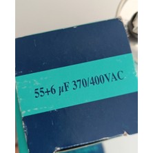 Hasyılmaz Bekatech CBB65 Klima Kapasitör Kondansatör 55+6 Μf 370/400 Vac
