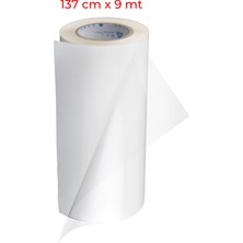 ŞEFFAF YAPIŞKANLI FOLYO 137 CM X 9 METRE