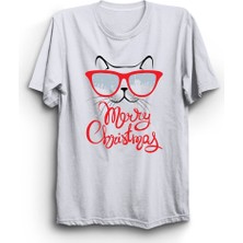 The Fame Merry Christmas, Cat, Kitty, Noel, Yeniyıl, Yılbaşı, Sevimli Kedi Tişört