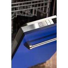 Parlak Lacivert Yapışkanlı Kaplama Folyosu 122 CM X 9 MT