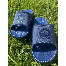 Kaşgar Unisex Çocuk Terlik Kenarları Tavşan Desenli Yazlık Çocuk Terliği