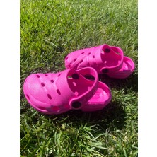 Kaşgar Unisex Çocuk Terliği Elips Desen Yazlık Çocuk Terlik