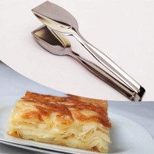 ÖzSa Home 304 Kalite Pasta Börek Maşası 18/10 Paslanmaz Çelik Servis Maşası