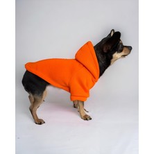 Bonanza Orange Soft Köpek Sweatshirt Hoodie Köpek Kazağı Köpek Kıyafeti