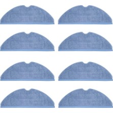 Srfn Ticaret Roborock S7 - S7 Maxv - S7 Maxv Ultra Uyumlu Mop Fiber Bez - 8 Adet