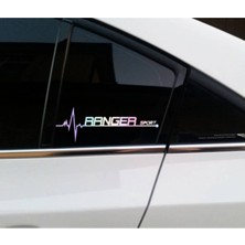 TSC Ranger Yan Cam Sticker Oto Kapı 20 cm x 7 cm Hologram C41