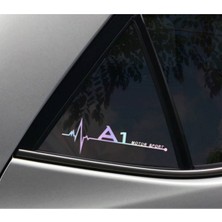 TSC A1 Yan Cam Sticker Oto Kapı 20 cm x 7 cm Hologram C5