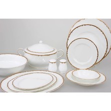 Mikasa Moor Michell Gold 74 Parça Bone China Yemek Seti