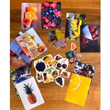 Scrapbook Meyve Temalı 35 Parça Journal Set