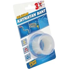 Zürih Ticaret Silikon Kaynayan Tamir Bandı - (25 mm X 1.5 mt) - Şeffaf Bant