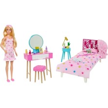 Barbie HPT55 Barbienin Yatak Odası Oyun Seti