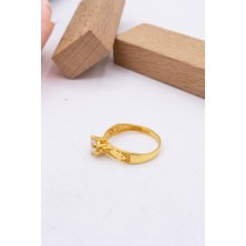 Latif Kuyumcu 22 Ayar Altın Tektaş Kadın Yüzük LKYZK1308