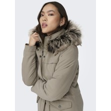 Only Açık Kahve Kadın Mont Onlnewstarlıne Aw Parka cc Otw