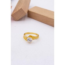 Latif Kuyumcu 22 Ayar Altın Tektaş Kadın Yüzük LKYZK1318