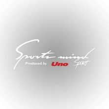 Uno Sports Mind Oto Sticker 30 cm x 11 cm Yazı 154