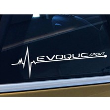 Rover Evoque Yan Cam Sticker Oto Kapı Çıkartma Tuning Oto 20 cm x 7 cm  Y378