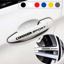 Cordoba Için Kapı Kolu ve Jant Sticker Yazı 424
