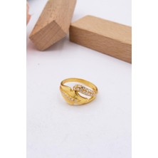 Latif Kuyumcu 22 Ayar Altın Füzyon Döküm Taşlı Kadın Yüzük LKYZK1326