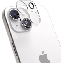 Nanospace Apple iPhone 15 Plus Lens Şeffaf Tam Koruma Kamera Koruyucu ( Flaşı Etkilemez )