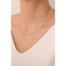 NehirTaş Sertifikalı   Özel Kesim Ay Taşı Kolye