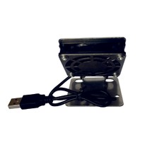 Sakoya Telefon Standı 3'ü 1 Arada USB Fanlı, Çok Açı Ayarlı, Taşınabilir Cep Telefonu Soğutuculu Stant