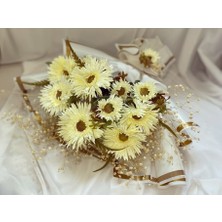 Zb Flowers Papatya Çiçek Buketi,sevgiliye Hediye,doğum Günü ,isteme Çiçeği,yapay Çiçek,çiçek Buketi