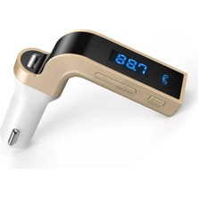 Forzacase Dijital Ekranlı Bluetooth Araç Kiti Oto Araç Fm Transmitter - FC172