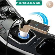 Forzacase Dijital Ekranlı Bluetooth Araç Kiti Oto Araç Fm Transmitter - FC172