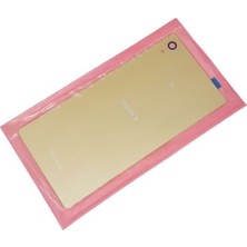 Tkgz Sony Xperia Z5 Premium Arka Kapak Pil Kapağı (Cam) Gold