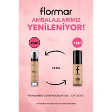 Flormar İnvisible Cover Hd Hafif Yapılı & Yarı Parlak Bitişli SPF30 Fondöten