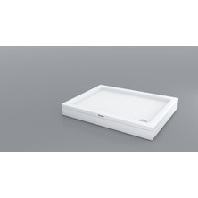 Shower Dikdörtgen Duş Teknesi(Panelli) 80*110
