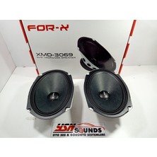 Oval Midrange – For-X 300W 150RMS Midrange Hoparlör – For-X XMD-3069 Prof Midrange