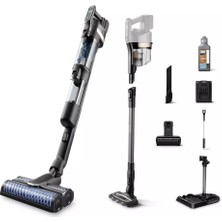 Philips Islak & Kuru Moplu Aqua Trio 9000 Seri Power Cyclone 12 Ultra Premium Dijital LCD Ekran, Hibrit Güç Motoru Yüksek Performanslı Kablosuz Dikey Süpürge, Luciole Lambader Hediye