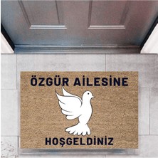 Parla Kapı Önü Paspası Dekoratif Dijital Baskı Kişiye Özel P-2449