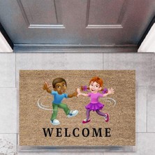 Parla Kapı Önü Paspası Dekoratif Dijital Baskı ÇOCUKLARP-2722