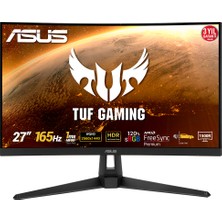 27" Asus Tuf Gamıng VG27WQ1B 1ms 165Hz mm Dp 2xhdmı IPS Curvet Vesa Monitör