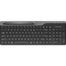 A4 Tech FBK25 Siyah Bluetooth+2.4g Nano Fn-Multimedya Klavye