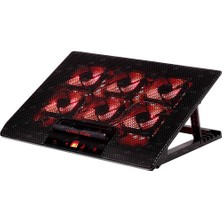 Tx Red Alert 6 Fanlı(Kırmızı) 2xusb 11-17" Notebook Soğutucu Stand [txacnbred]