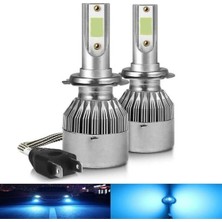 Tiger Marketing H7 Buz Mavi Renk LED Xenon Far Ledi LED Zenon Far Ampulü Ledxenon