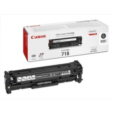 Canon CRG-718BK Black Siyah 2'li Dmo Ozel Toner