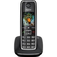 Gigaset C530 Ip Siyah Telsiz Telefon Işıklı Ekran 200 Rehber