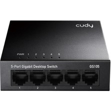Cudy GS105 5 Port 10/100/1000 Yönetilemez Desktop Metal Kasa Switch
